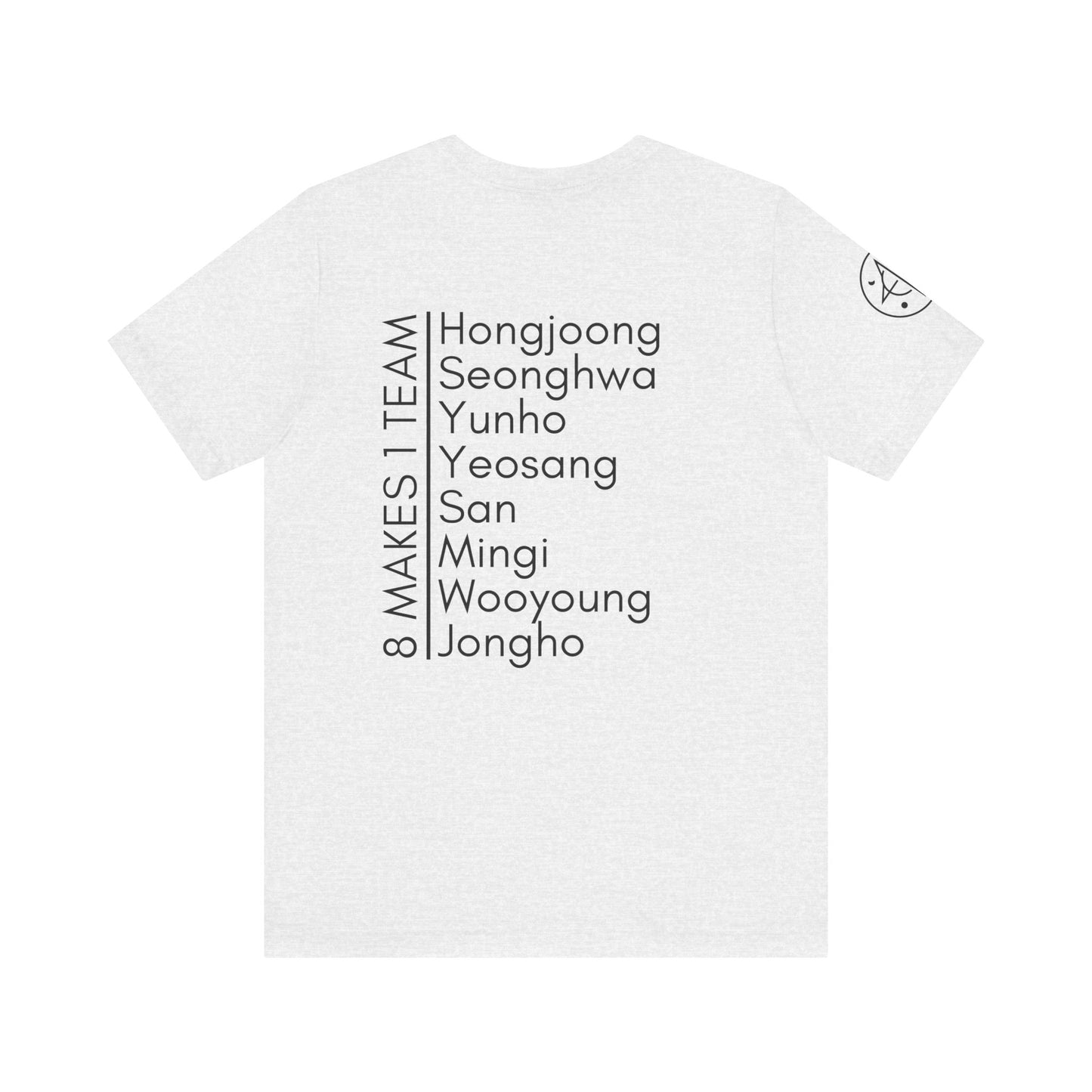 Custom K Pop Back Graphic Tee