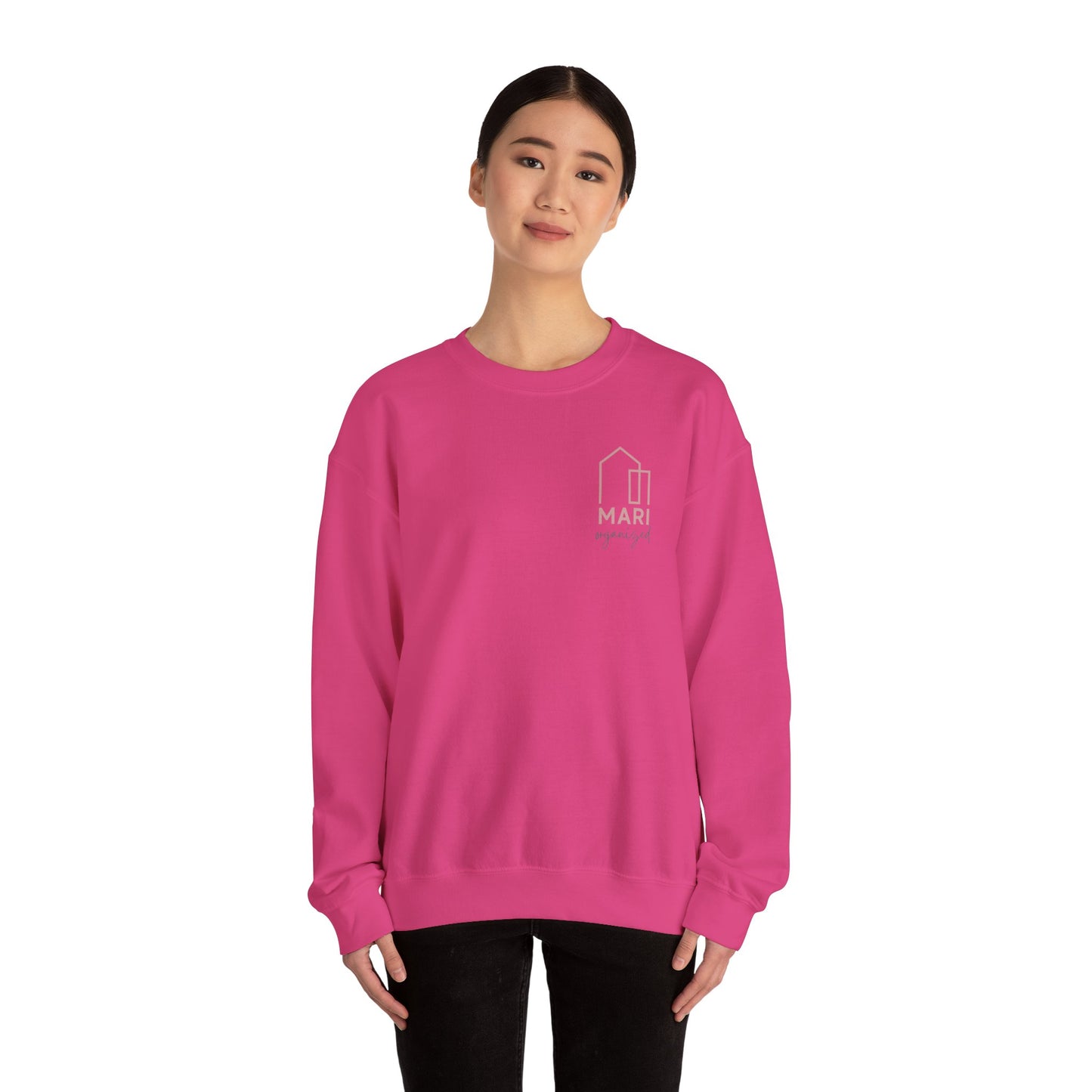 Custom Mari Organized Crewneck - Pocket Logo