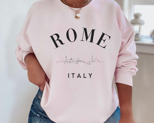 Rome Italy Crewneck - BentleyBlueCo