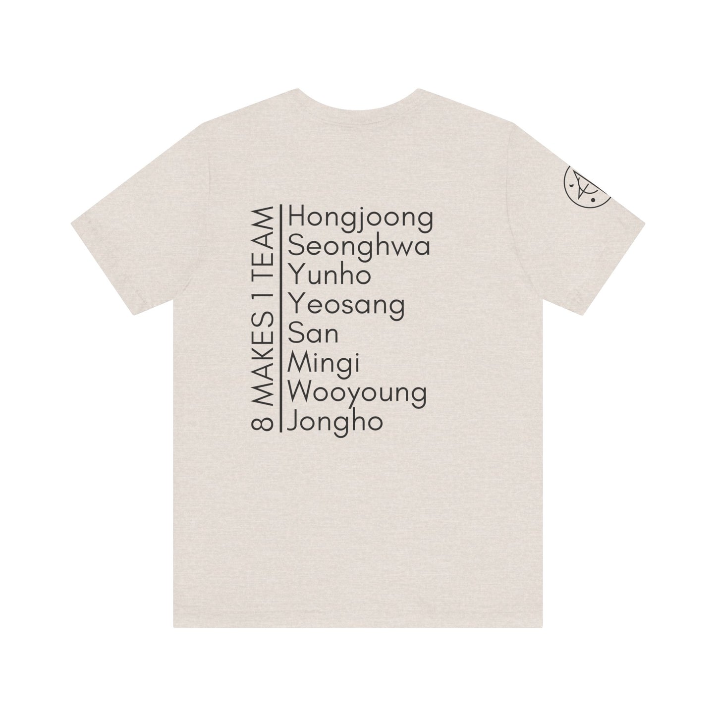 Custom K Pop Back Graphic Tee