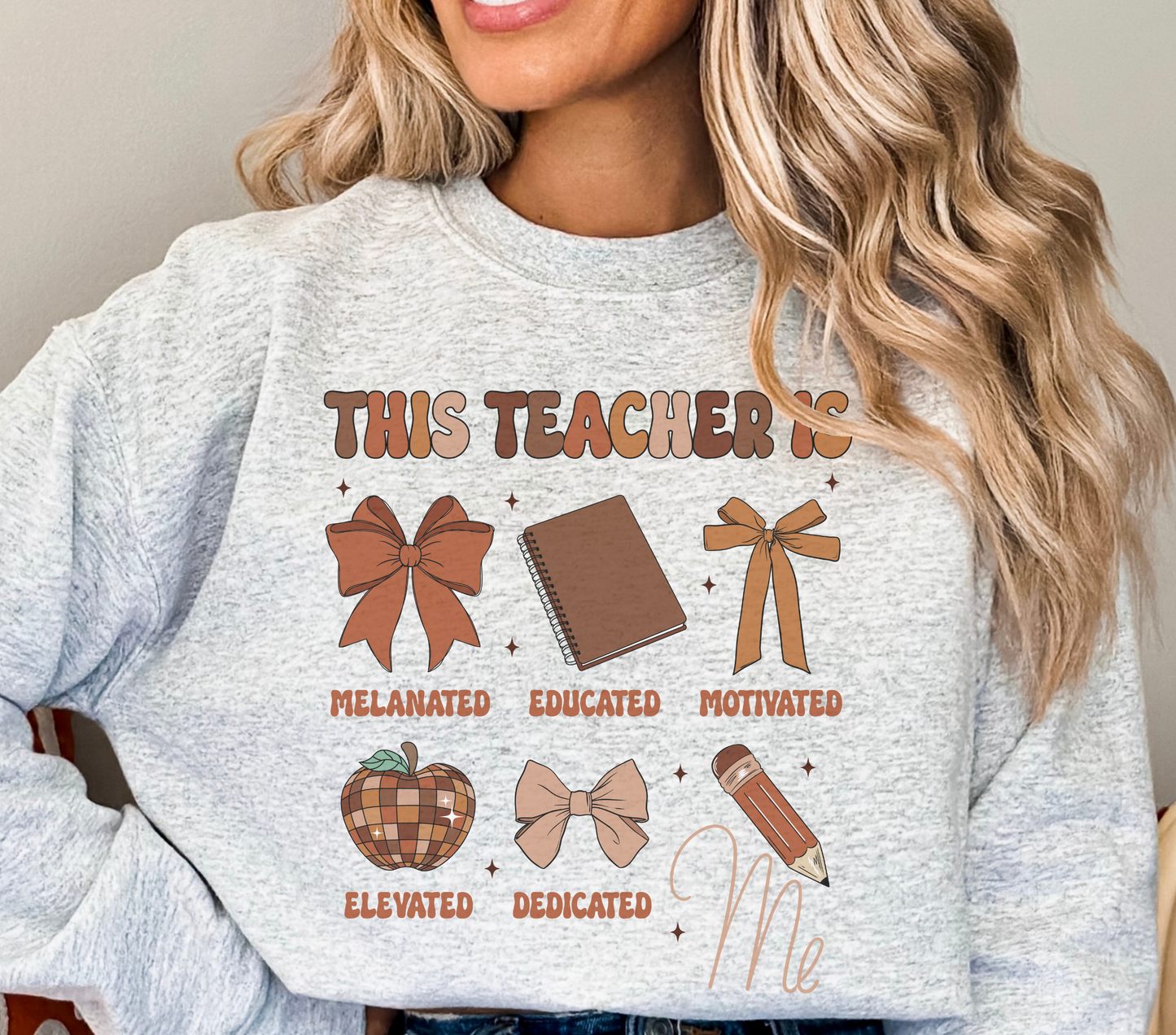 Black History Month Teacher Crewneck