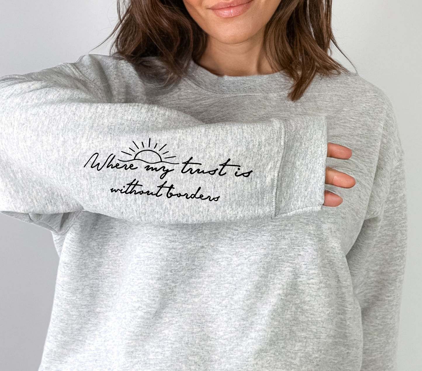 Spirit Lead Me Crewneck - Where my Trust is Without Borders