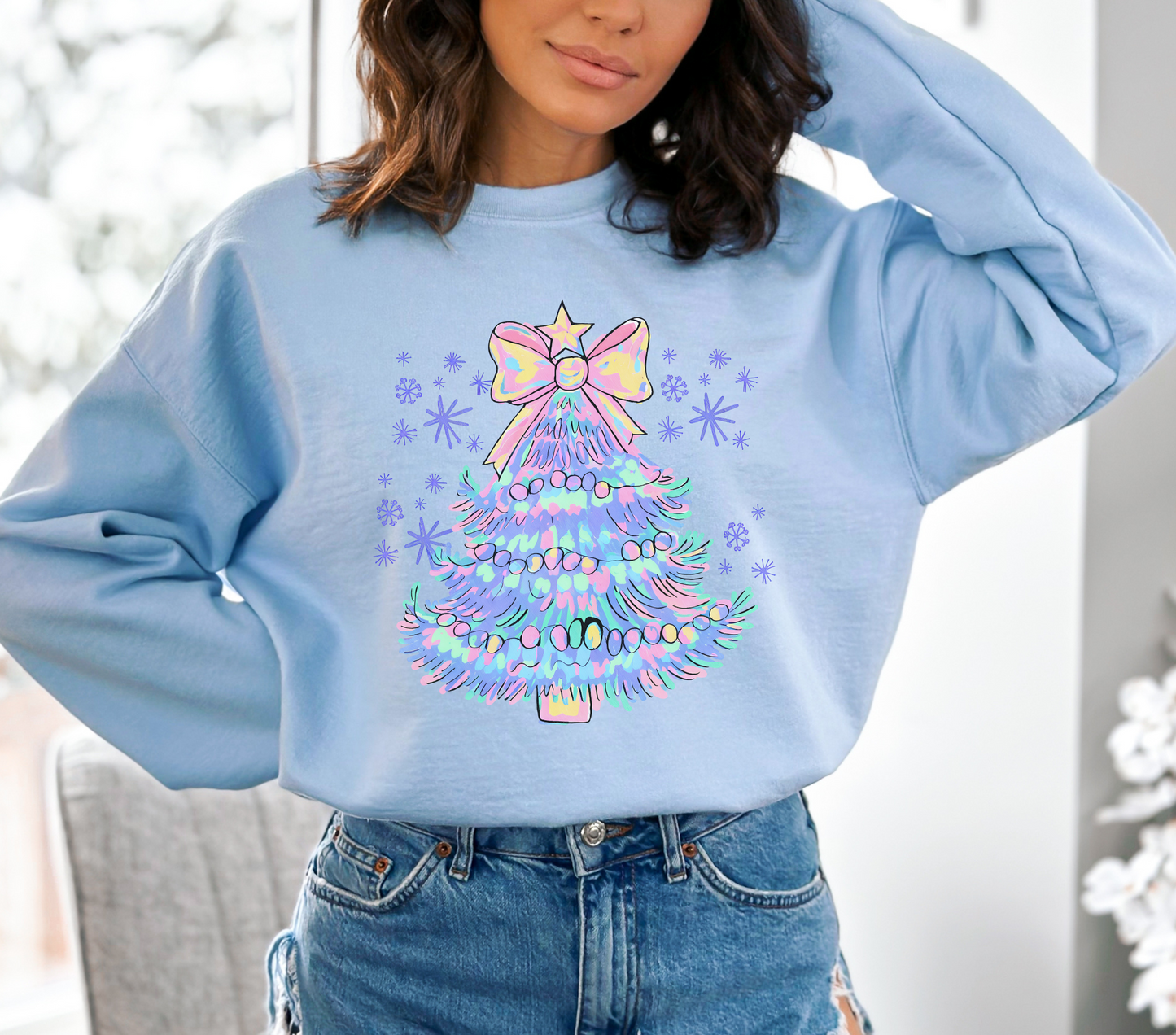 Cute Bow Christmas Tree