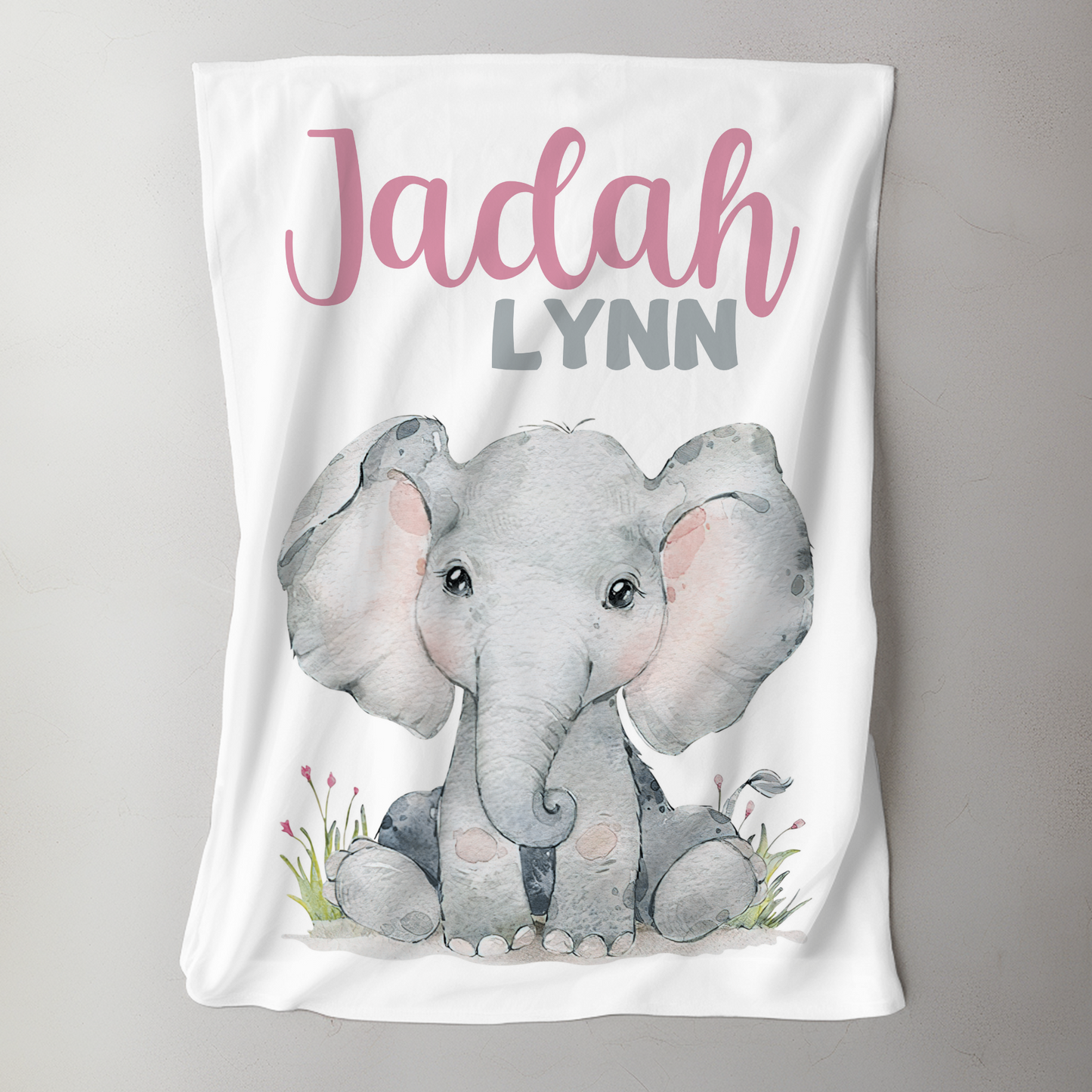 Custom Name Baby Blanket - My Sweet Jadah