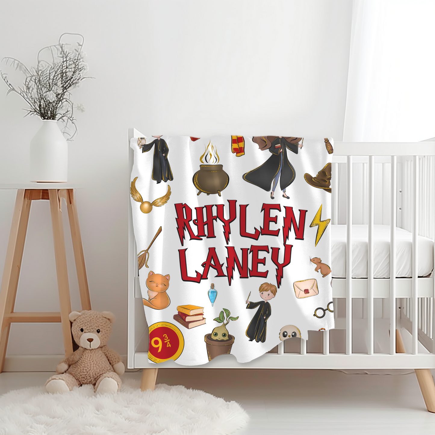 Custom Name Blanket - Wizardly
