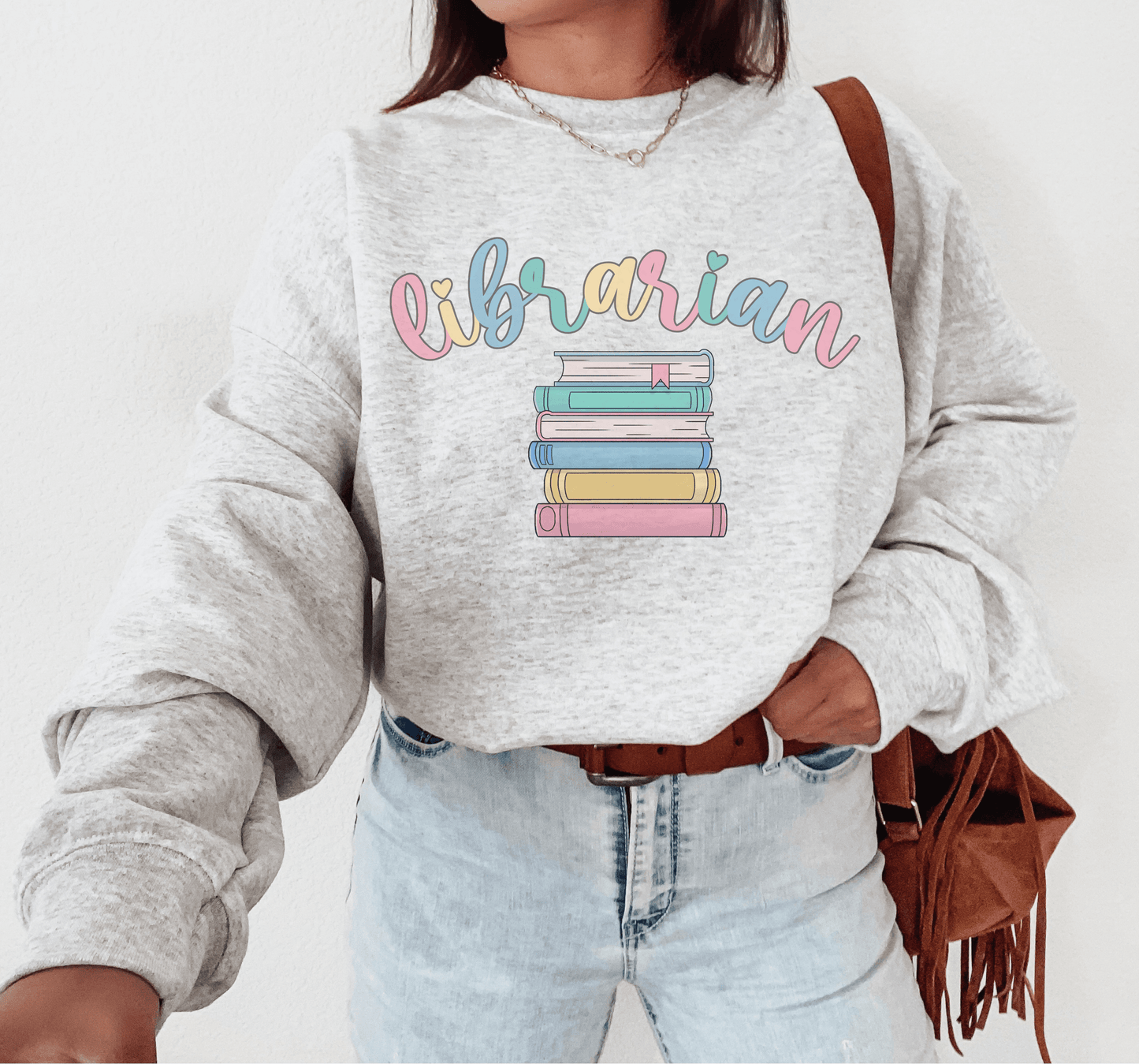 Librarian Crewneck Sweatshirt - BentleyBlueCo