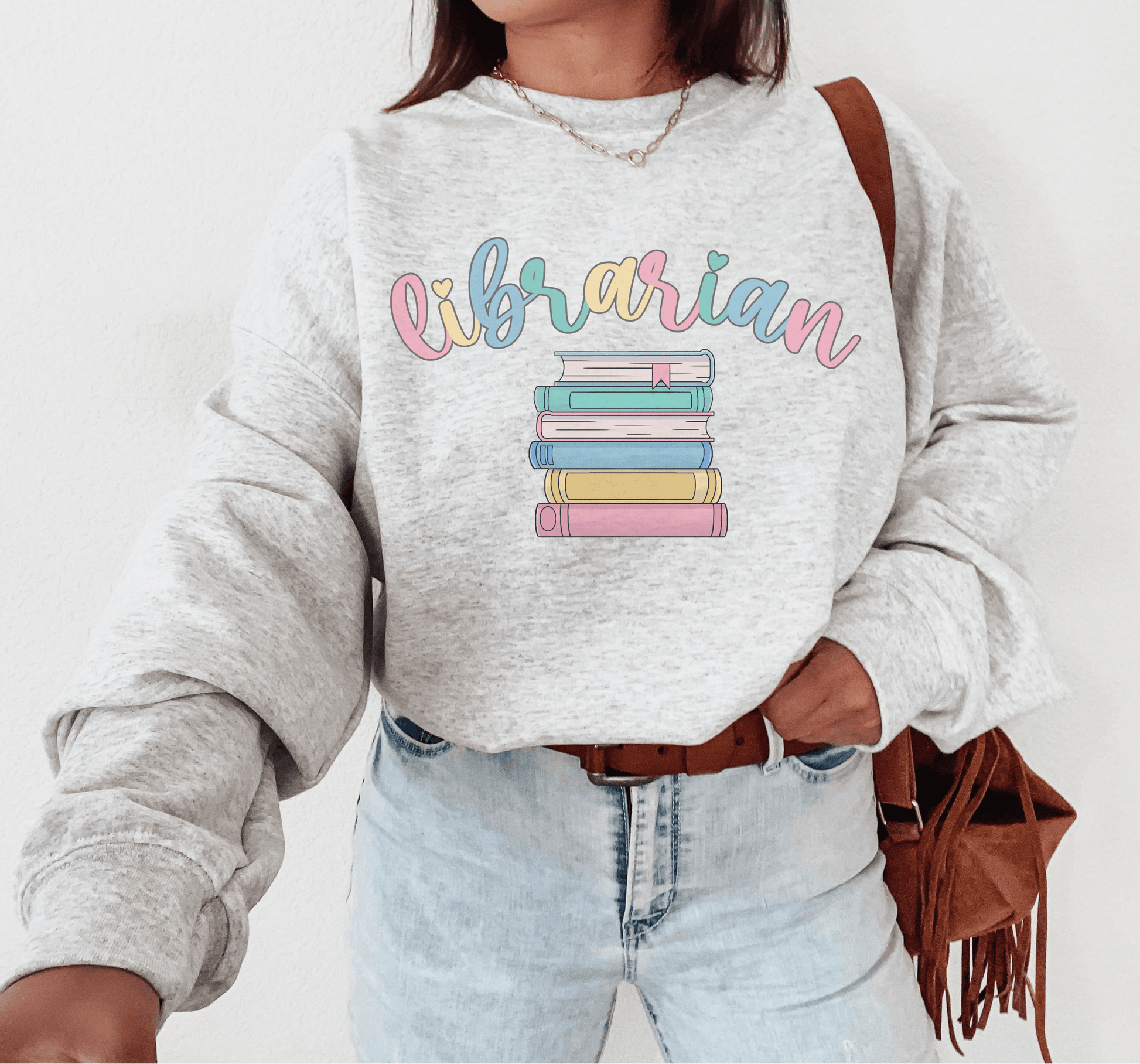 Librarian Crewneck Sweatshirt - BentleyBlueCo