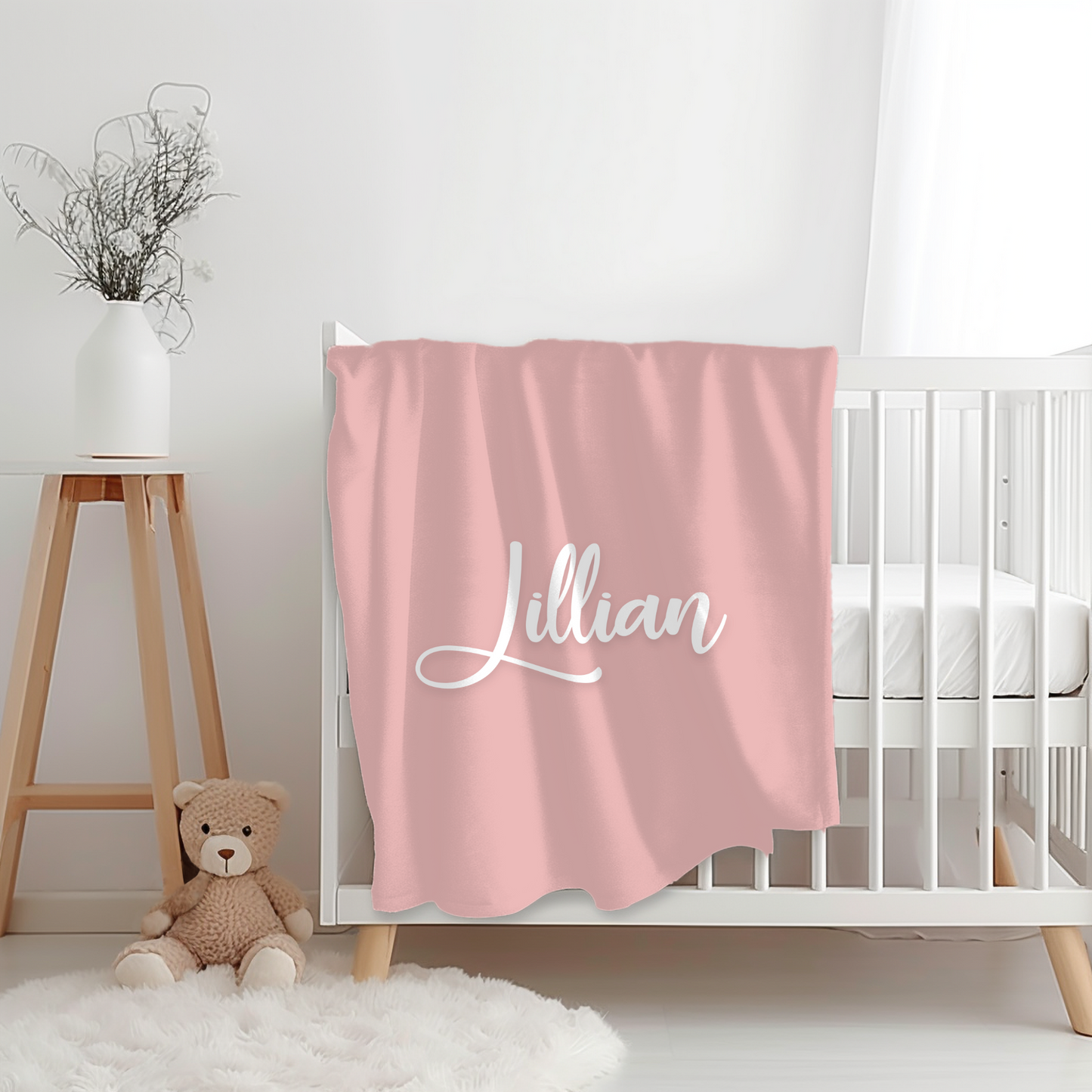 Custom Name Blanket - Pink