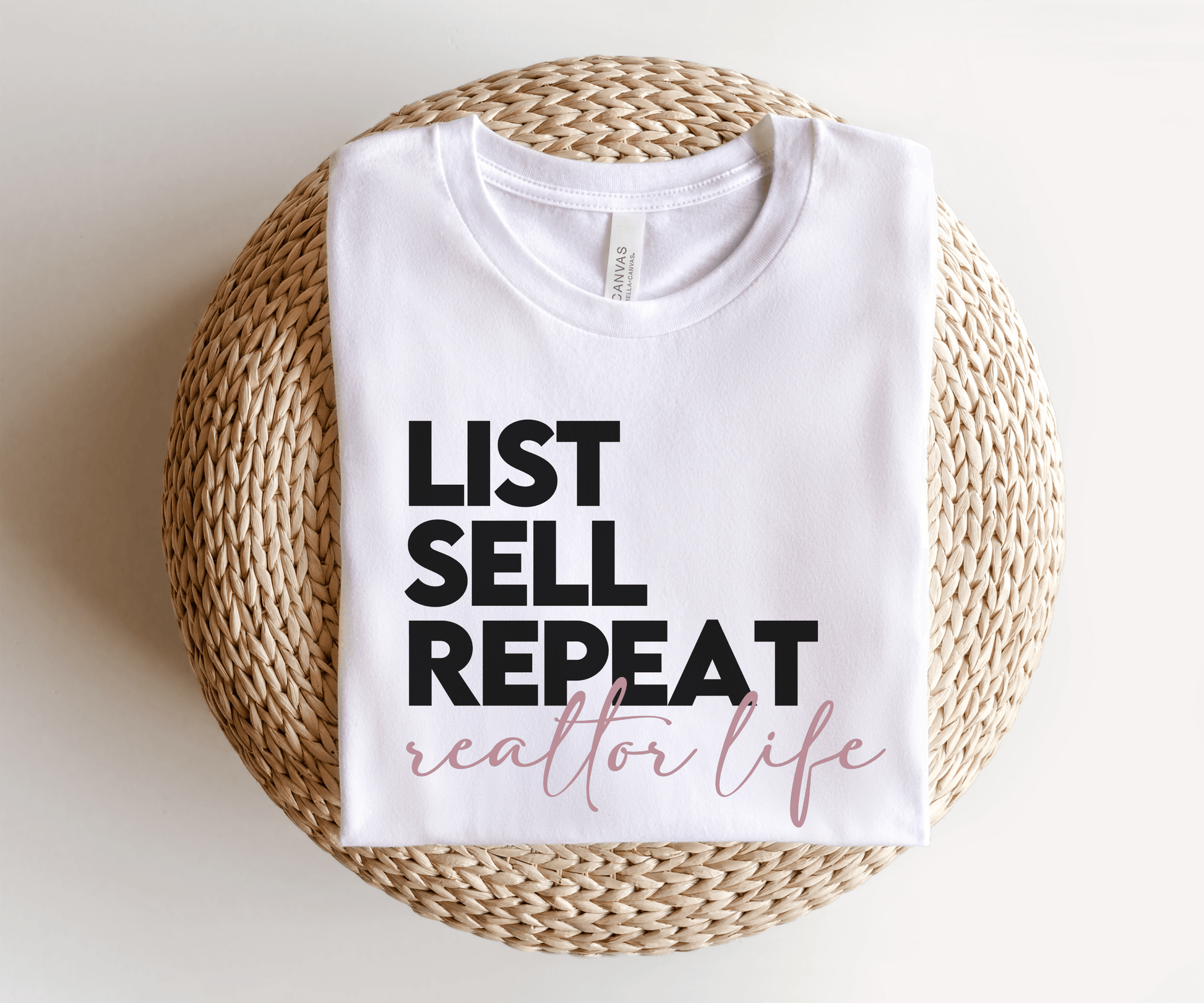 List Sell Repeat Realtor Shirt - BentleyBlueCo