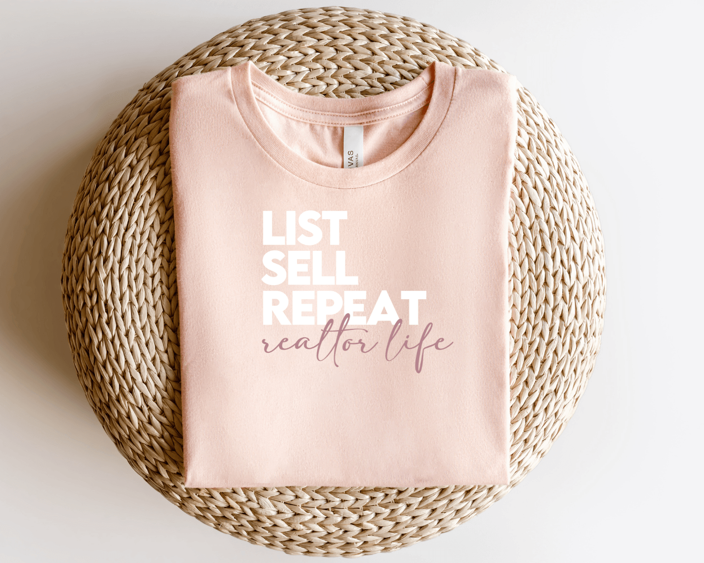 List Sell Repeat Realtor Shirt - BentleyBlueCo