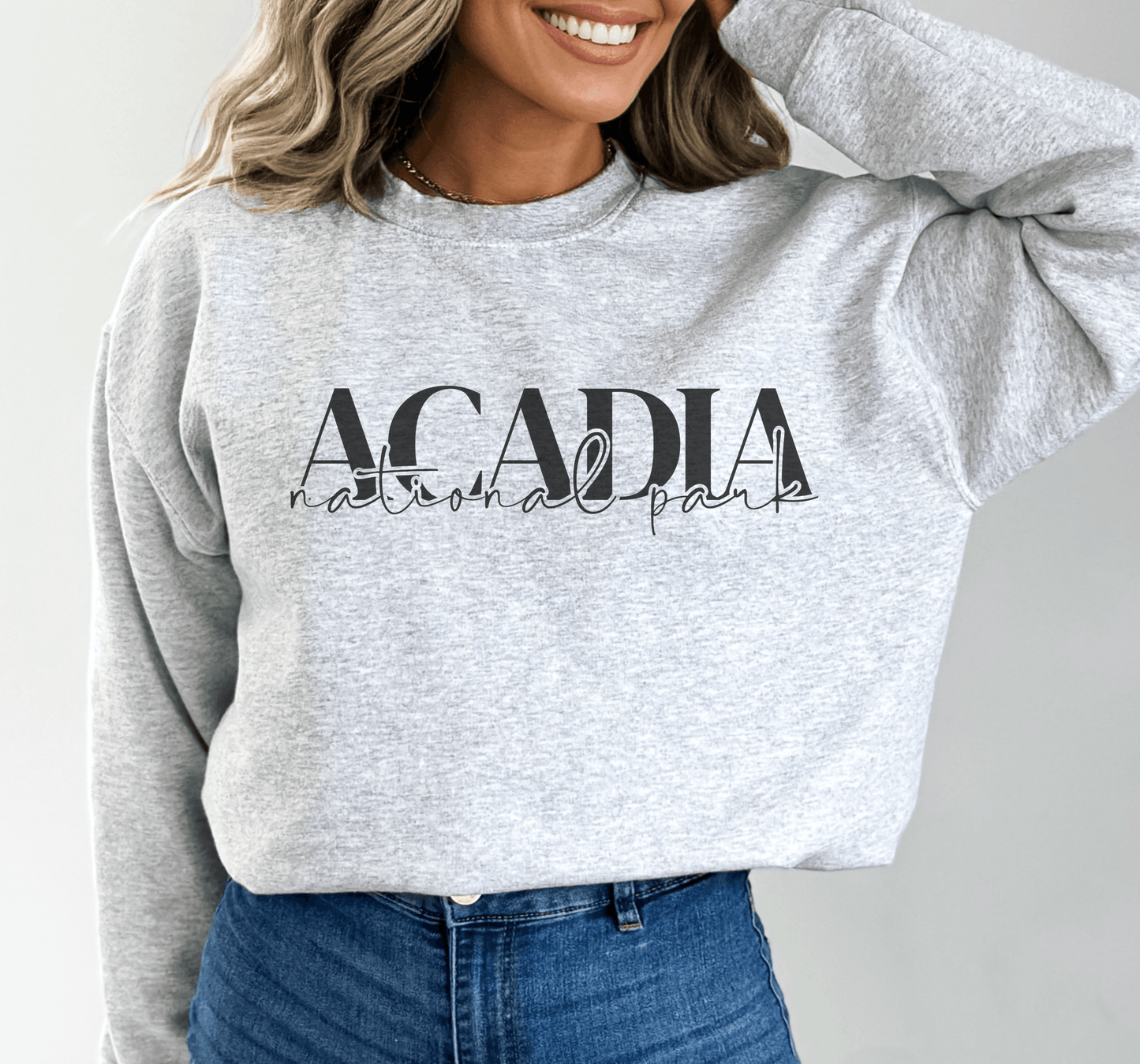 Acadia Park Crewneck - BentleyBlueCo