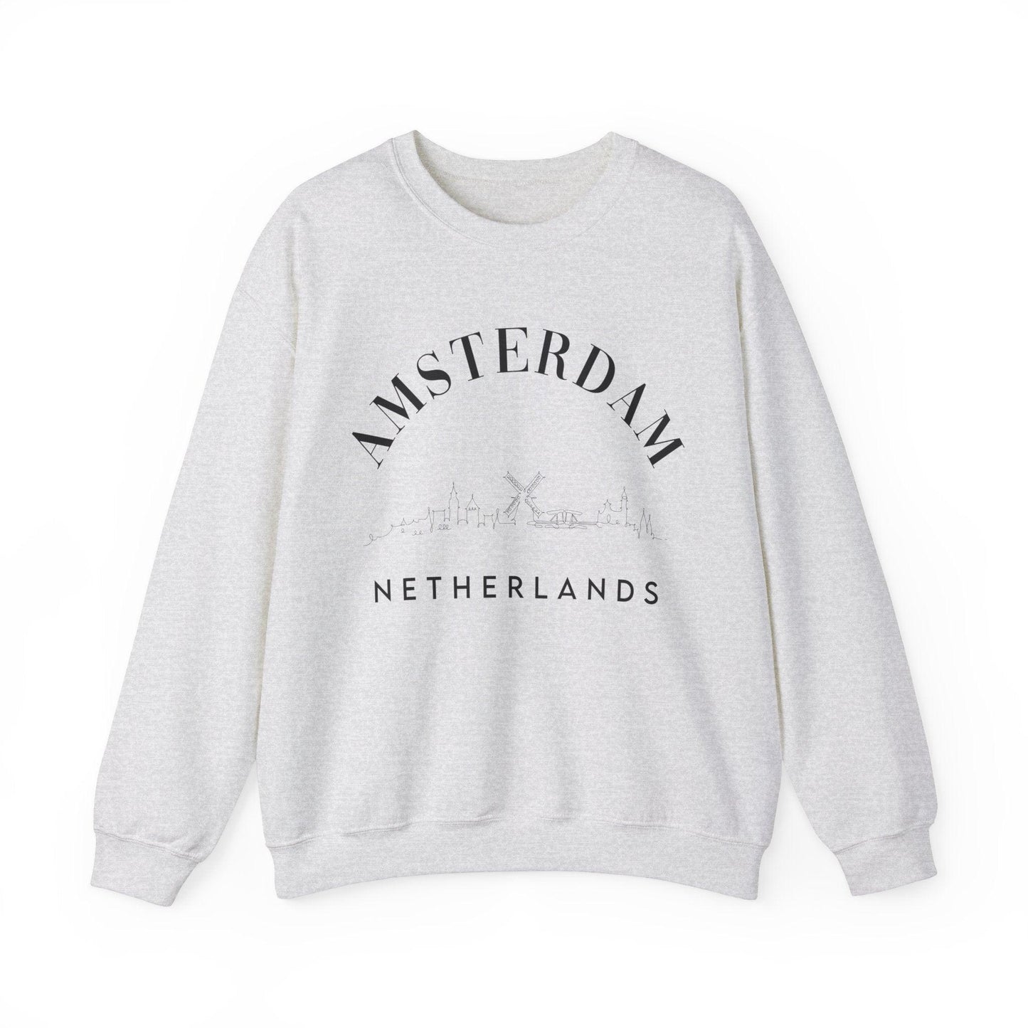 Amsterdam Netherlands Crewneck - BentleyBlueCo