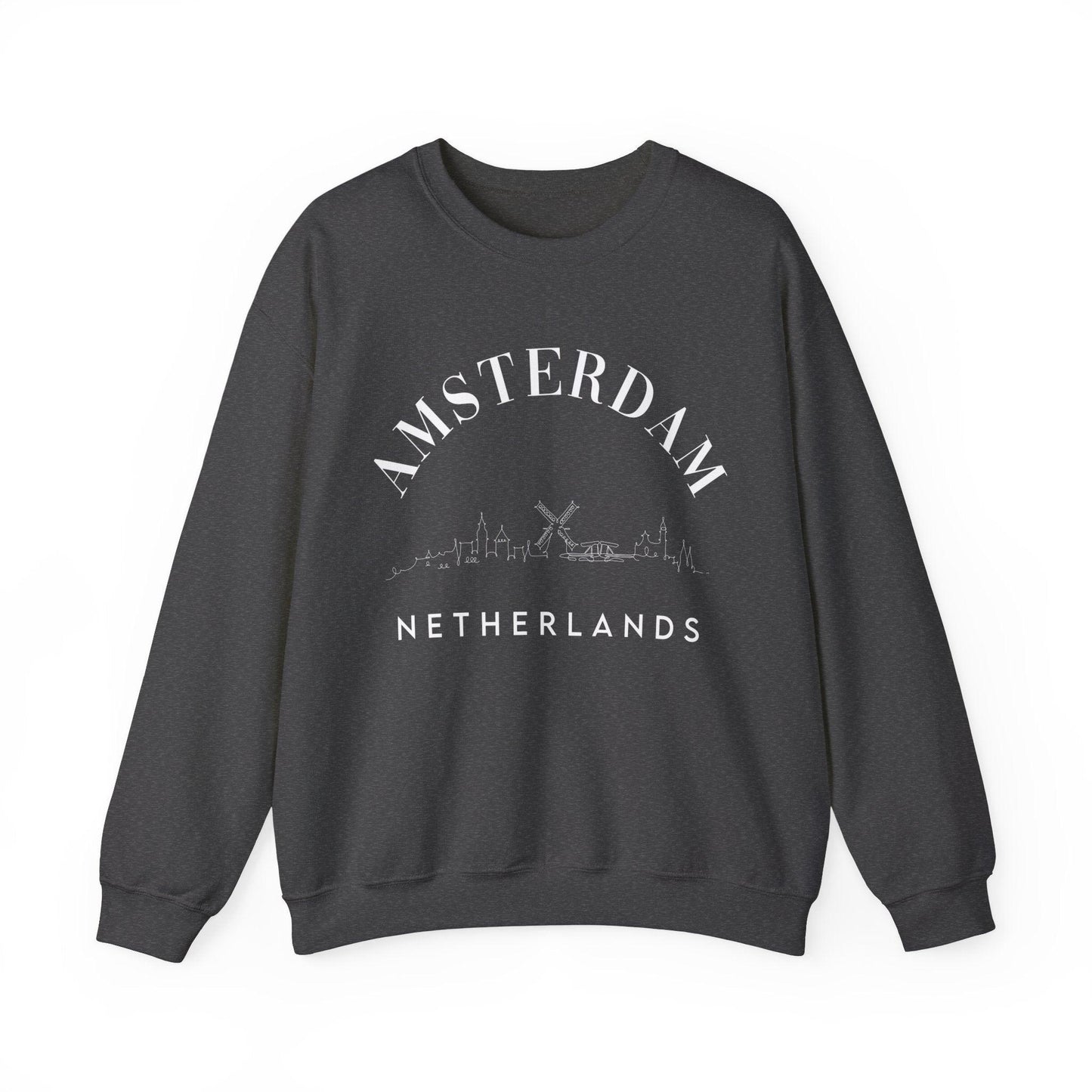Amsterdam Netherlands Crewneck - BentleyBlueCo