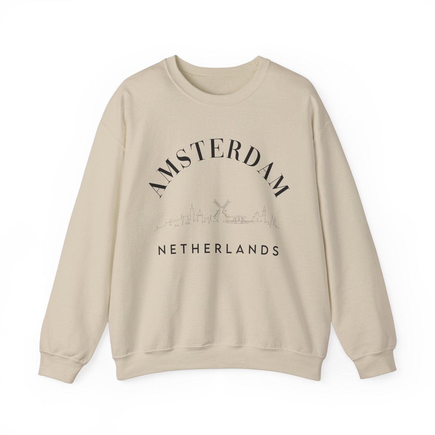 Amsterdam Netherlands Crewneck - BentleyBlueCo