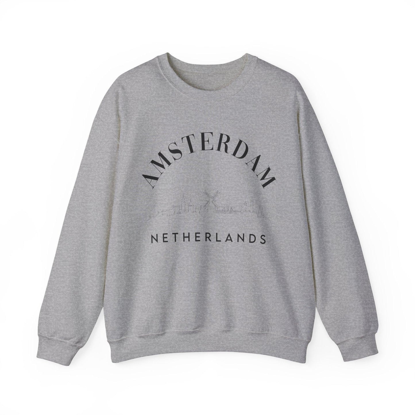 Amsterdam Netherlands Crewneck - BentleyBlueCo