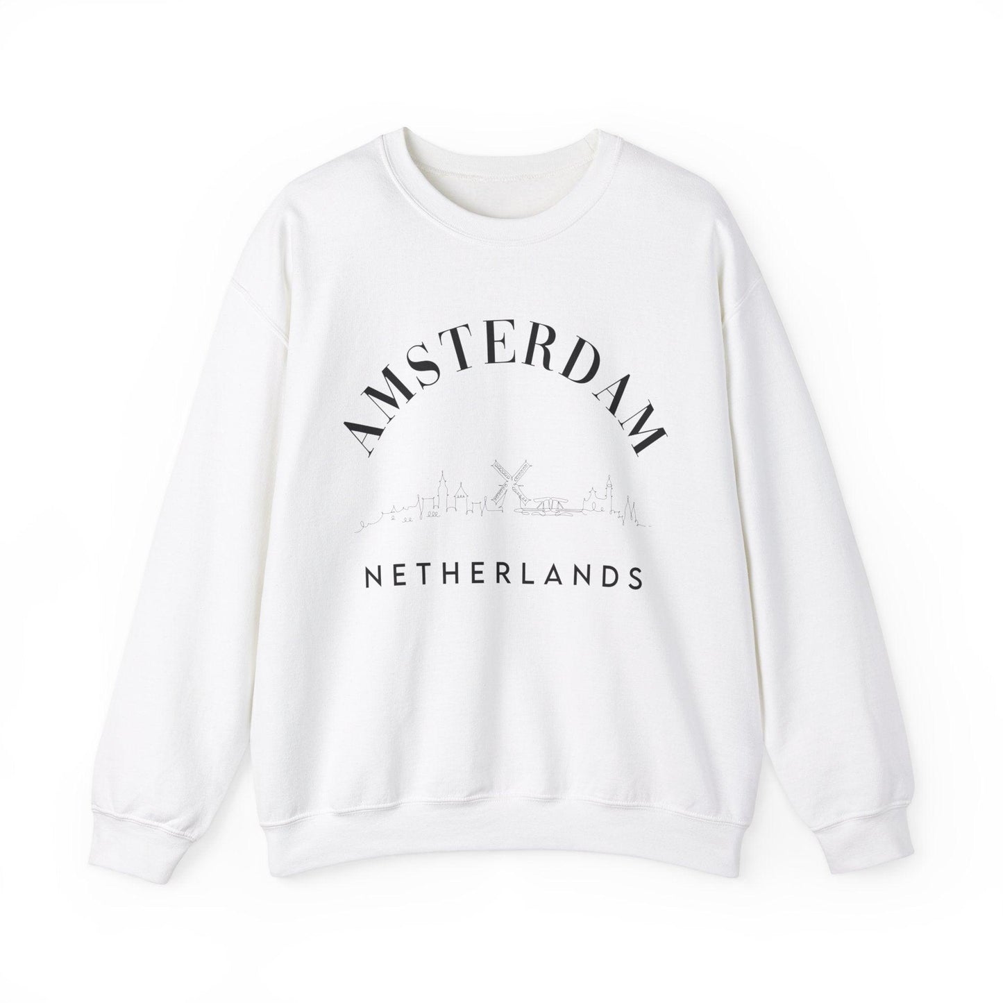 Amsterdam Netherlands Crewneck - BentleyBlueCo