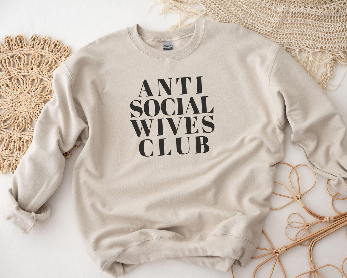 Anti Social Wives Club Crewneck - BentleyBlueCo