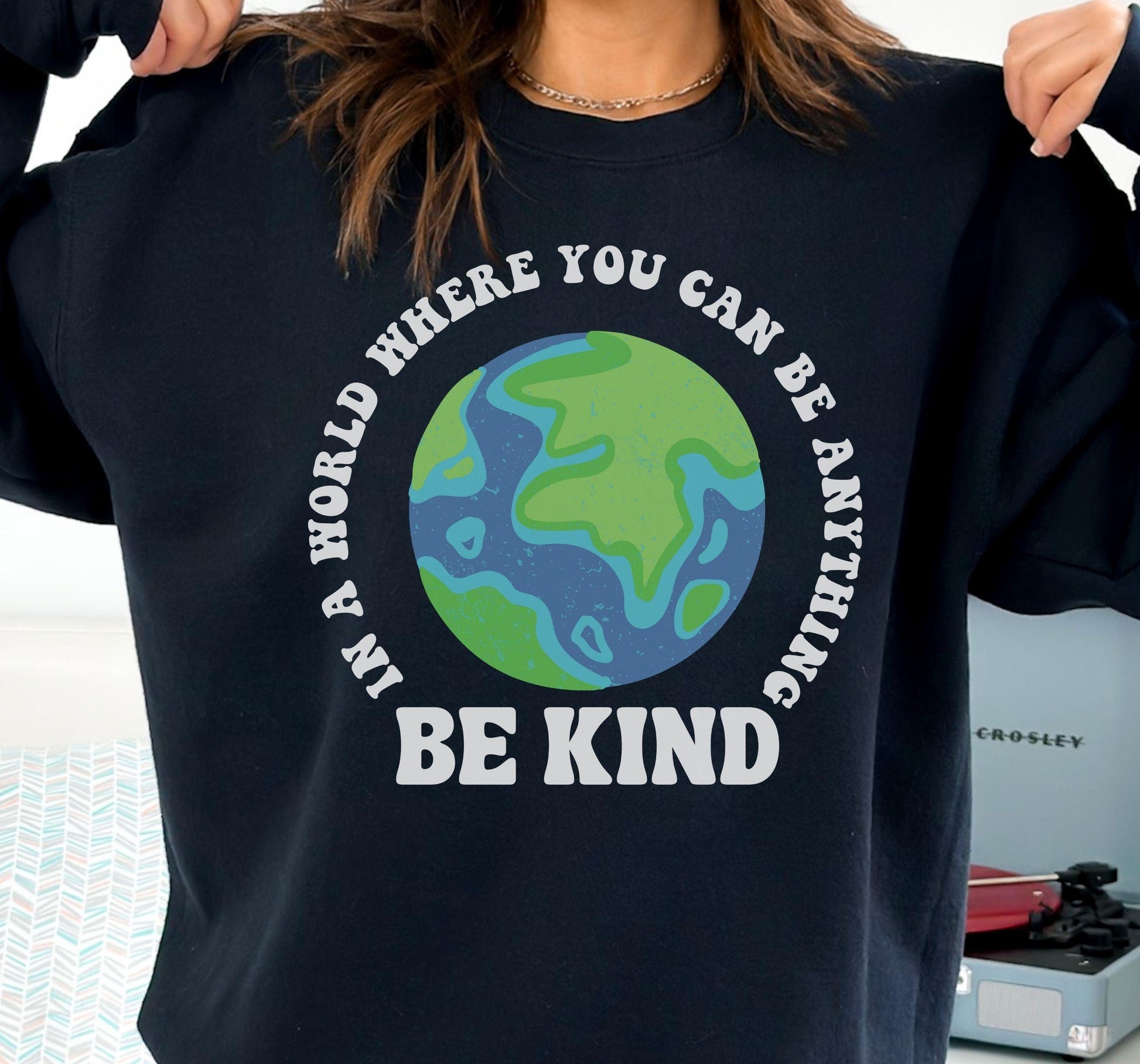 Be Kind Crewneck - BentleyBlueCo