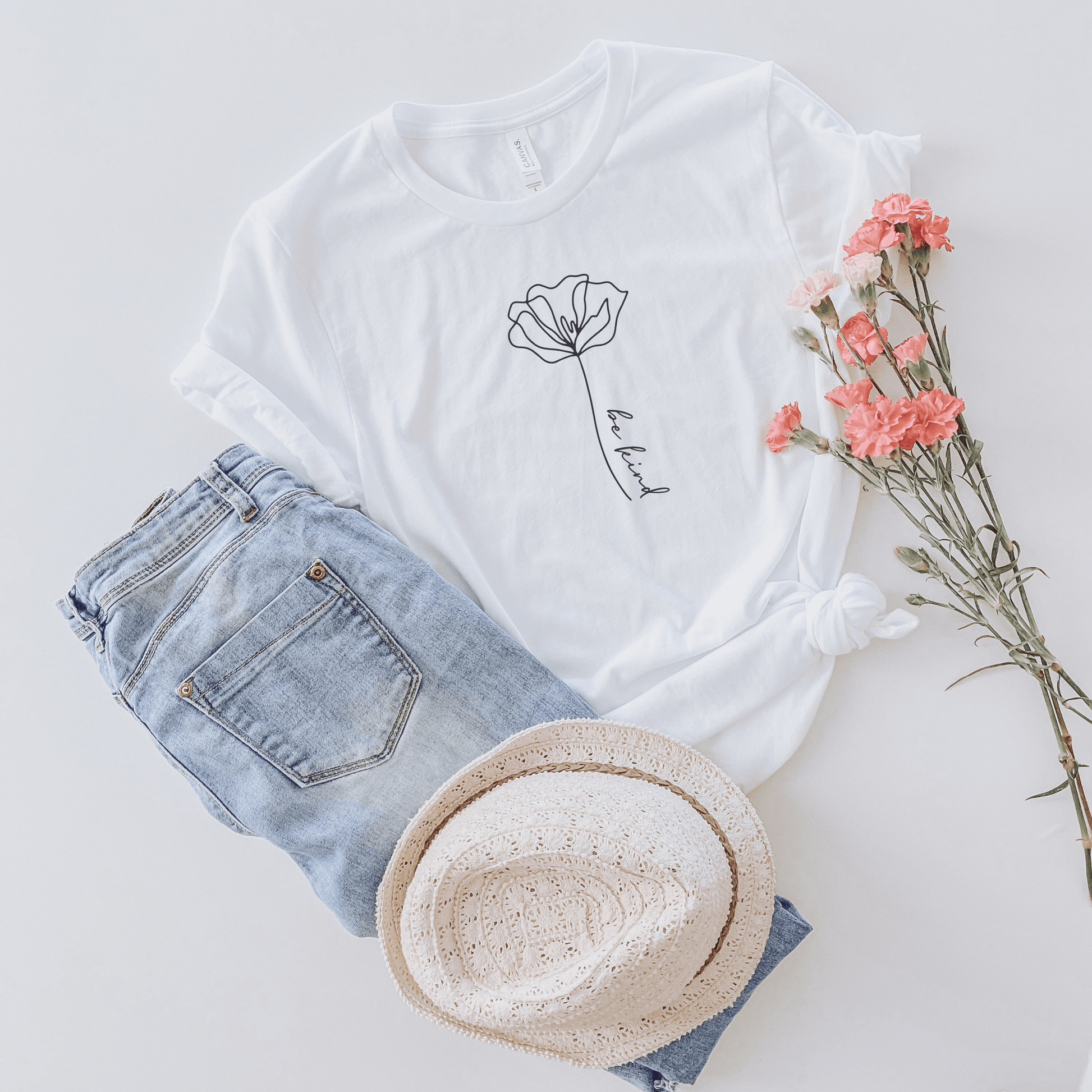 Be Kind Floral Shirt - BentleyBlueCo
