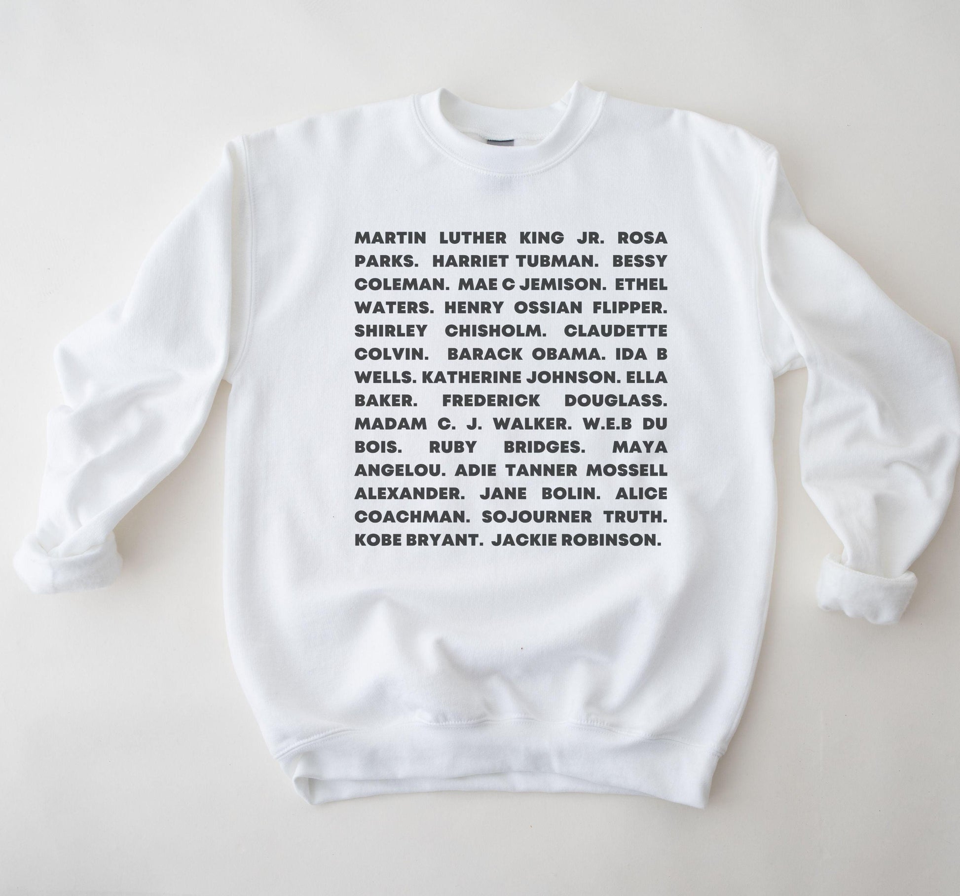 Black History Figures Crewneck - BentleyBlueCo