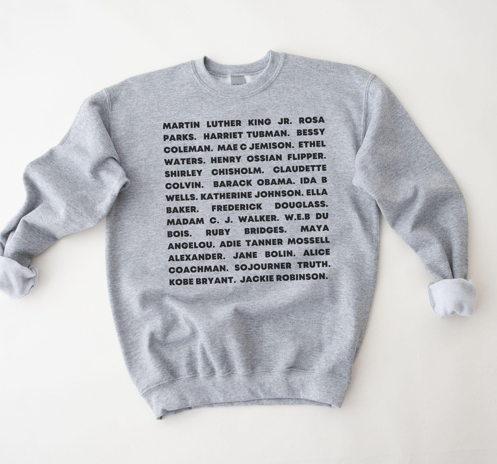 Black History Figures Crewneck - BentleyBlueCo