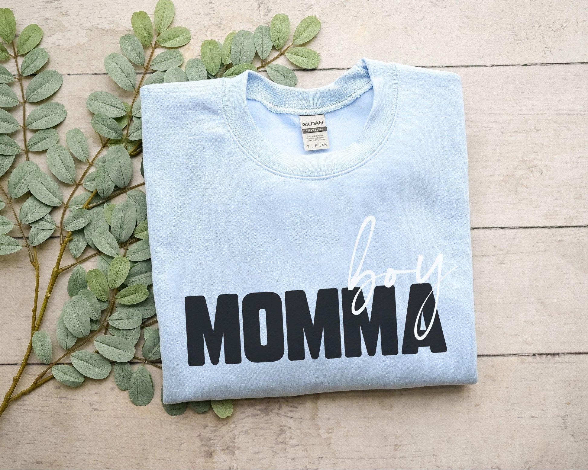 Boy Momma Sweatshirt - BentleyBlueCo