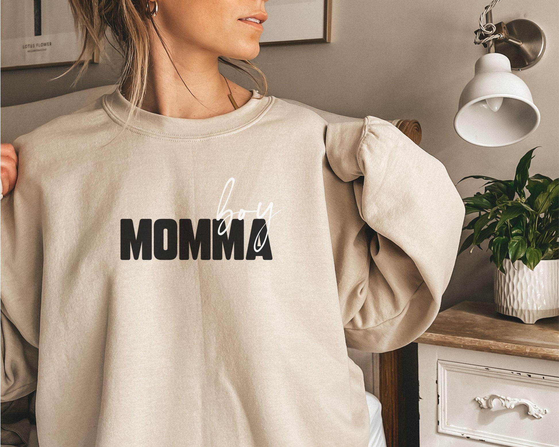 Boy Momma Sweatshirt - BentleyBlueCo