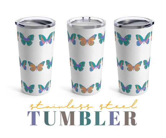 Butterfly Tumbler - 20oz - BentleyBlueCo