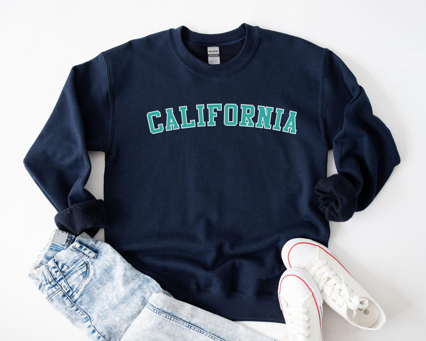 California Crewneck - BentleyBlueCo