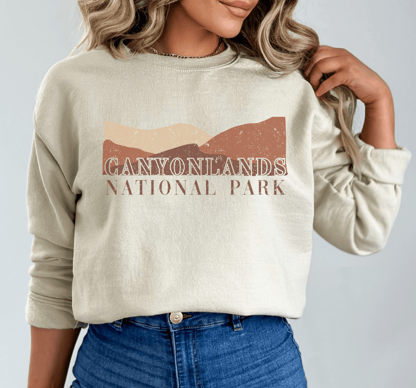 Canyonlands National Park Crewneck - BentleyBlueCo