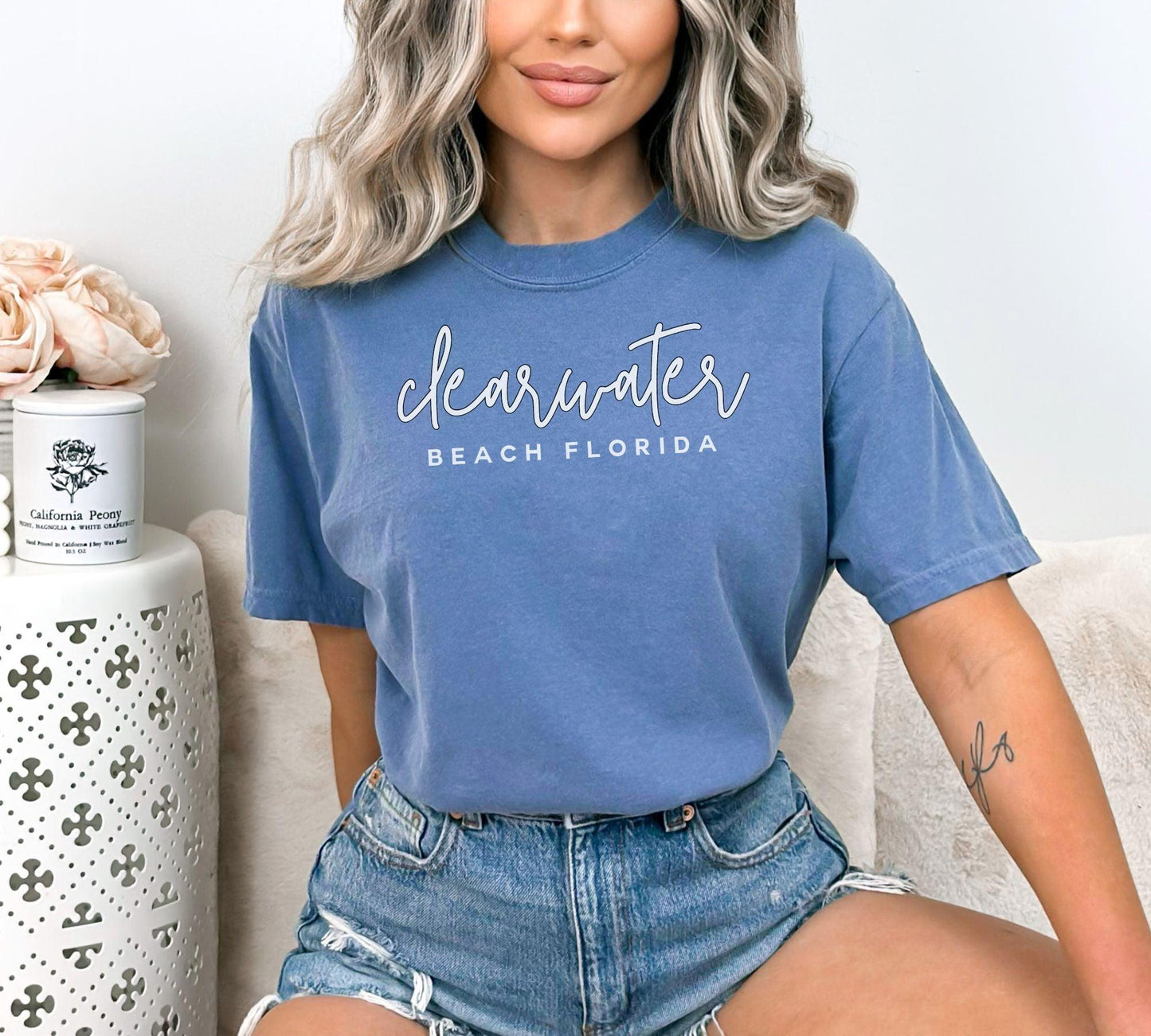 Clearwater Florida Beach Shirt - BentleyBlueCo