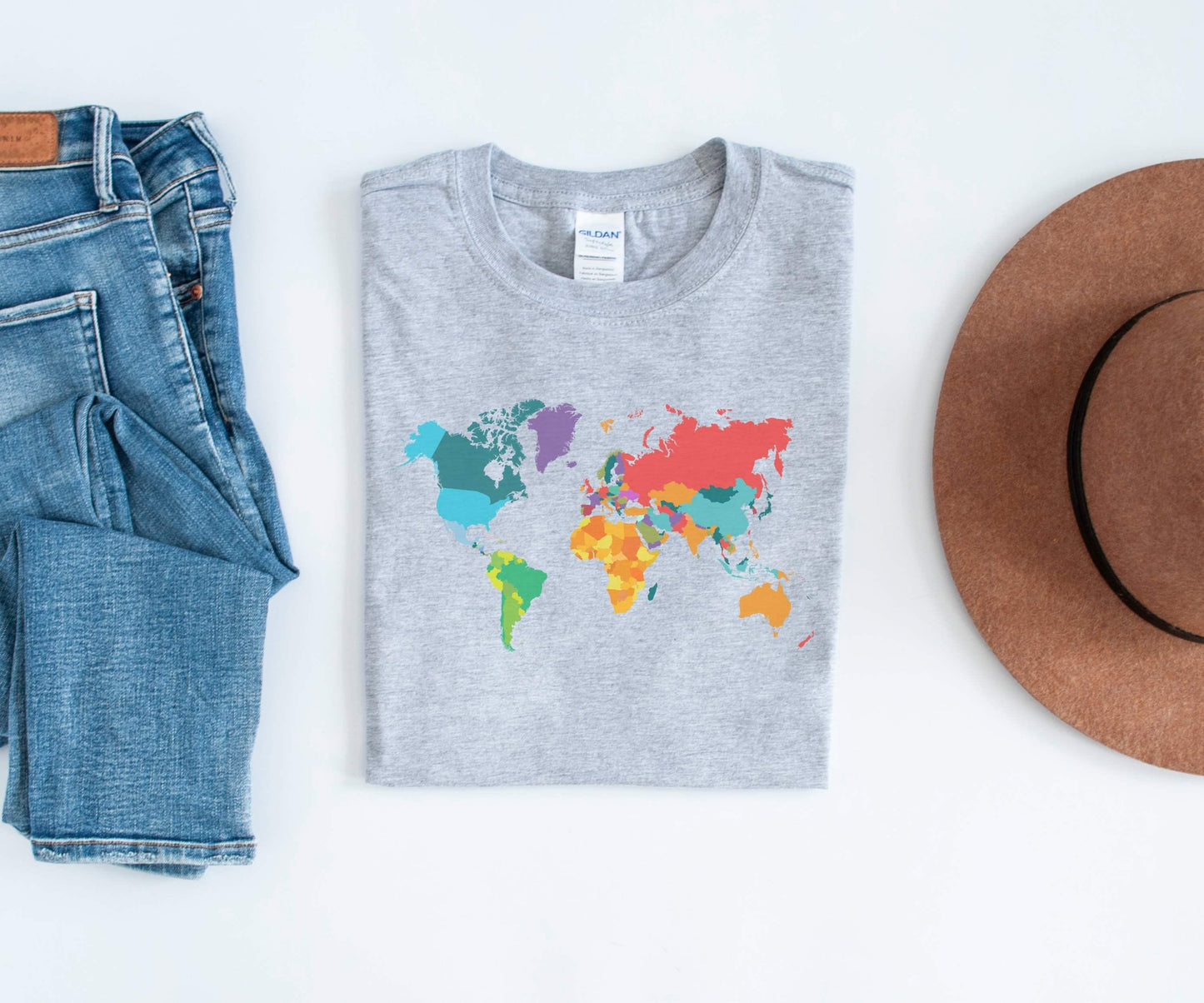 Color the World T-shirt - BentleyBlueCo