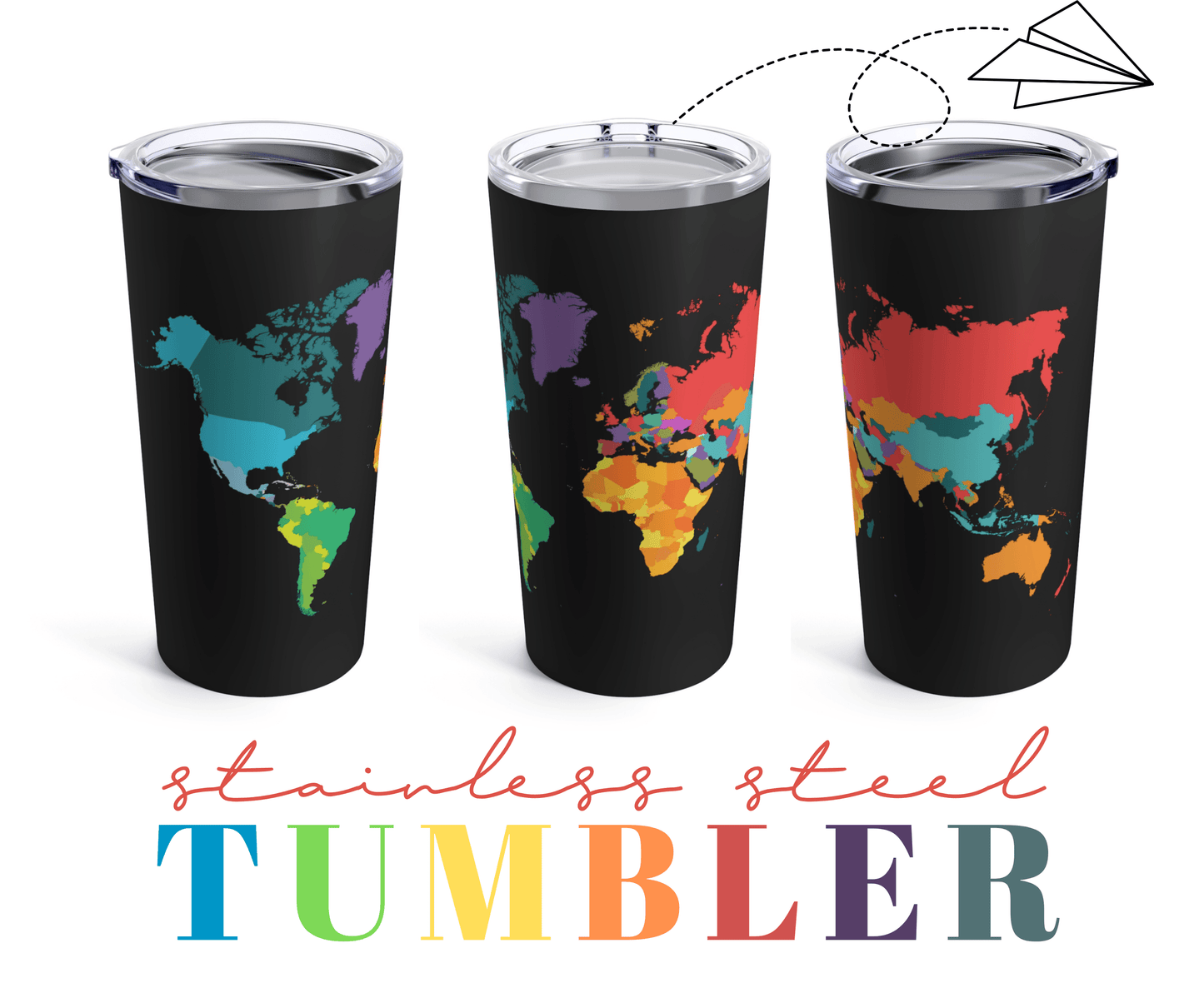 Color the World Tumbler - 20oz - BentleyBlueCo