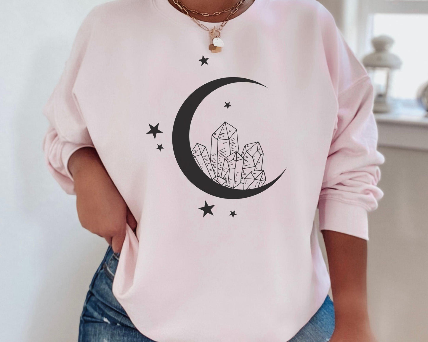 Crystal Moon Sweatshirt - BentleyBlueCo
