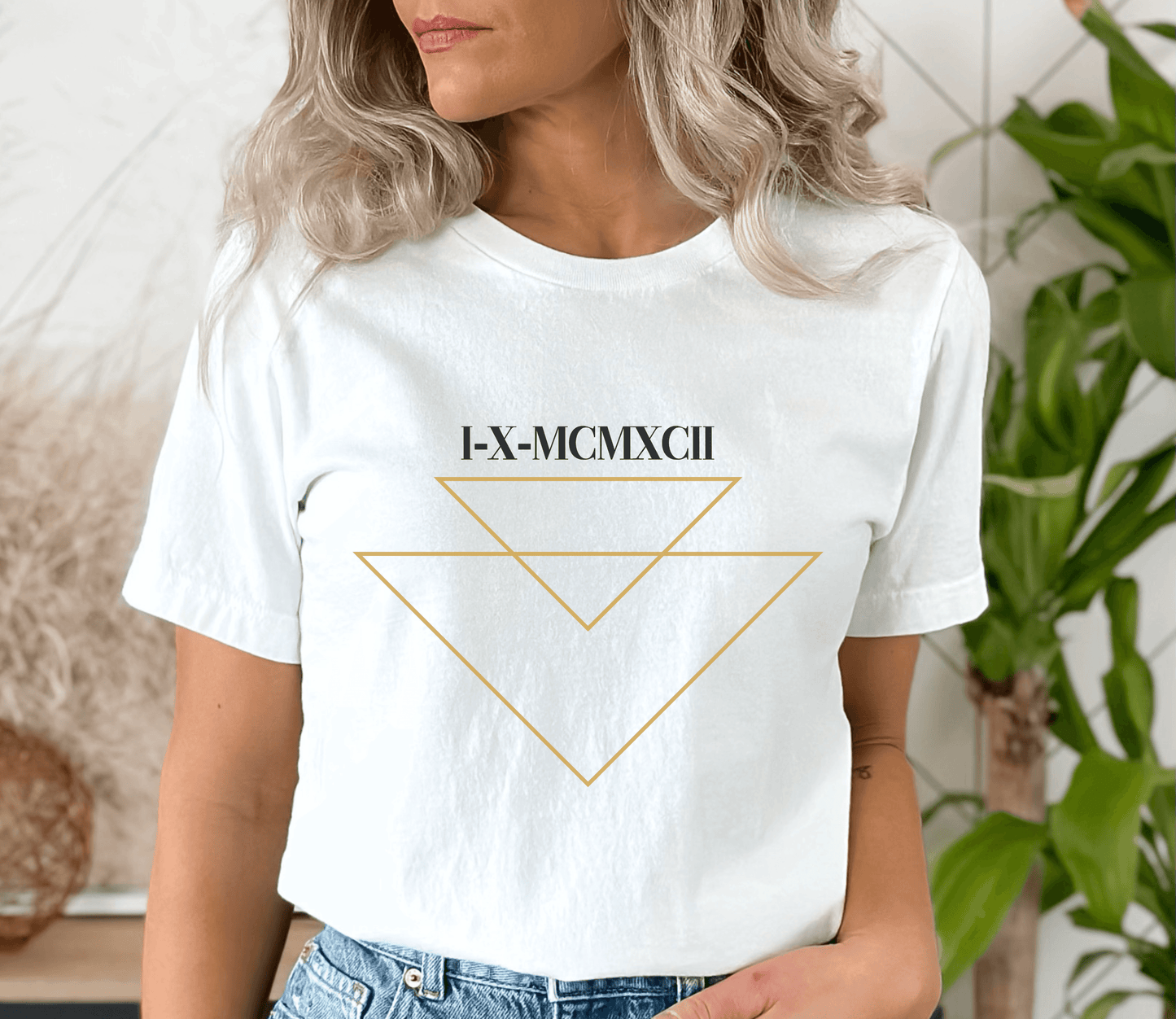 Custom Date T-shirt - Roman Numerals Anniversary - BentleyBlueCo