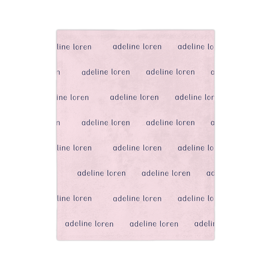 Custom Name Blanket - The Adeline - BentleyBlueCo
