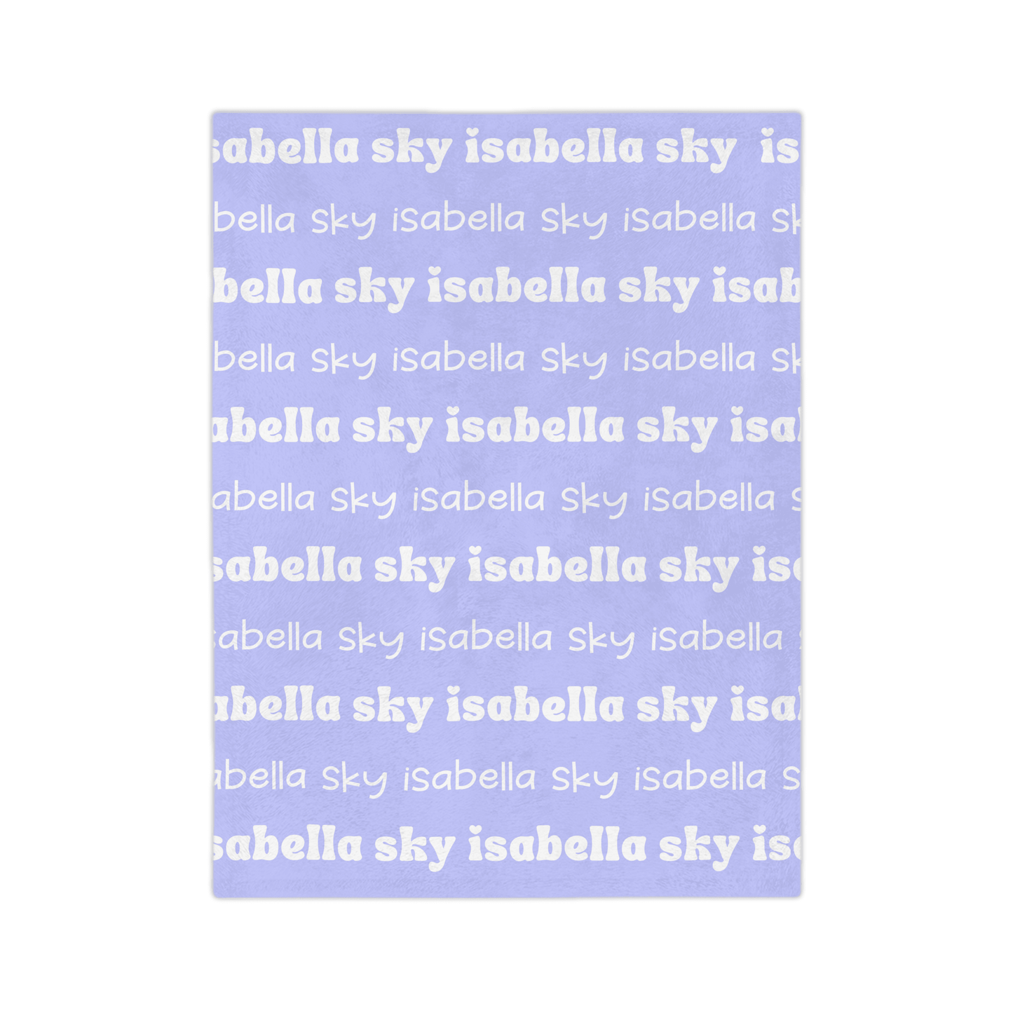 Custom Name Blanket - The Isabella - BentleyBlueCo