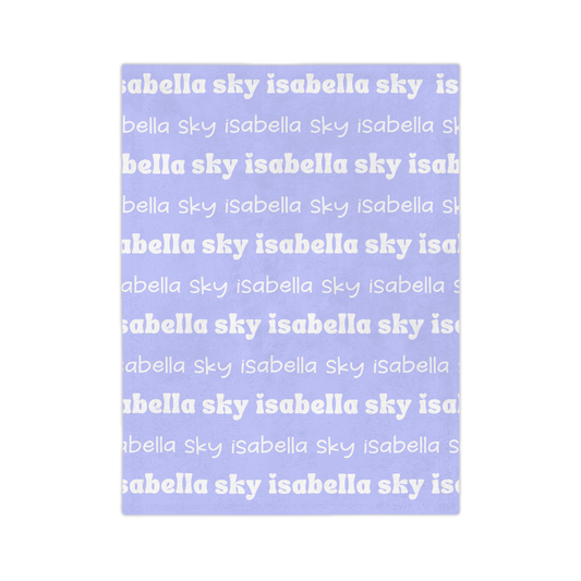 Custom Name Blanket - The Isabella - BentleyBlueCo