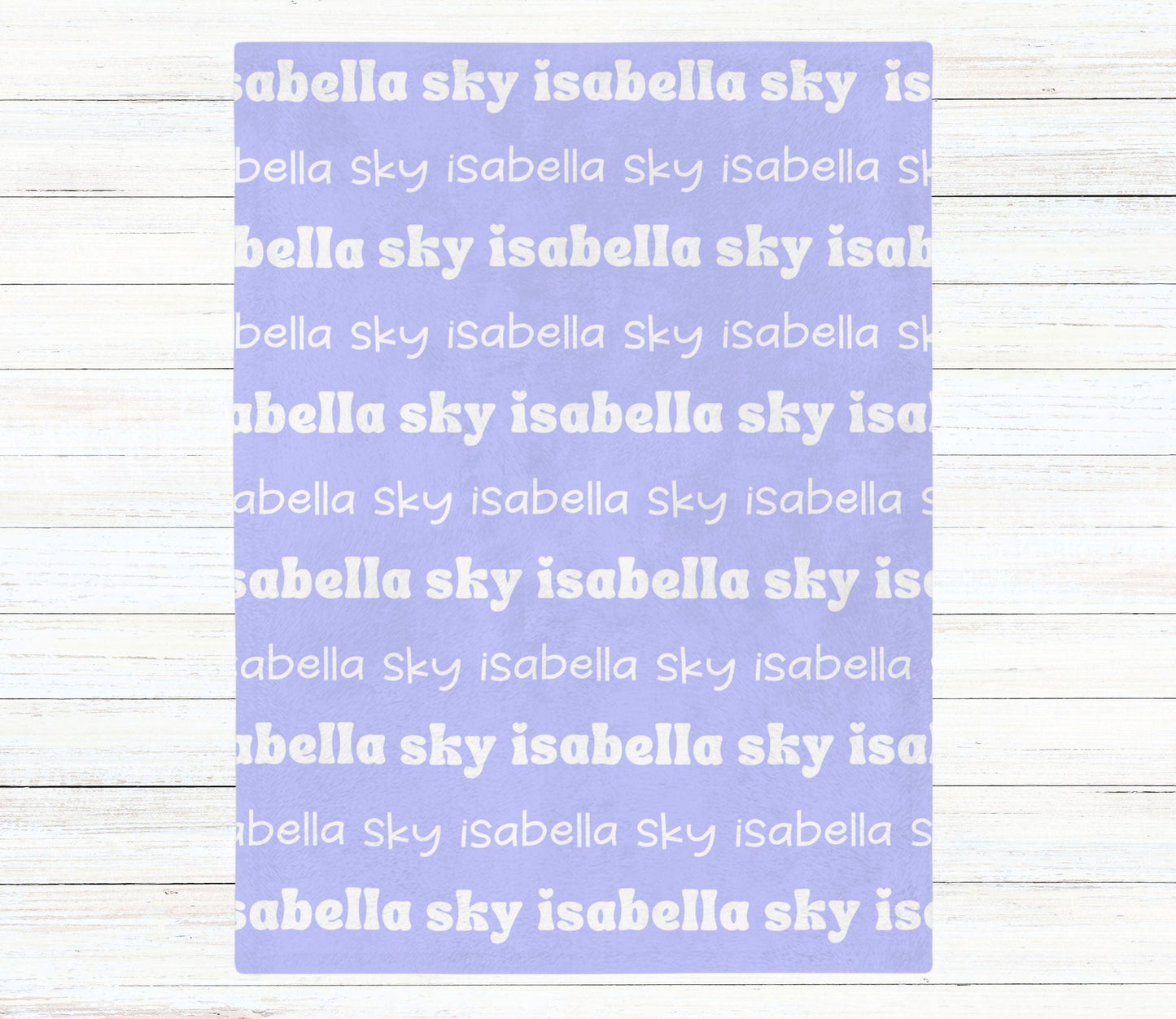 Custom Name Blanket - The Isabella - BentleyBlueCo
