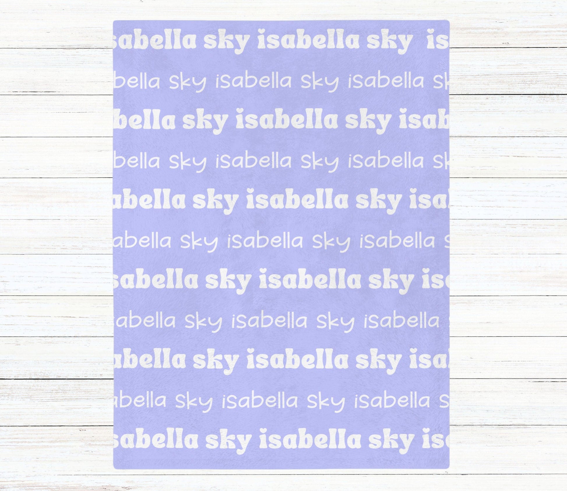 Custom Name Blanket - The Isabella - BentleyBlueCo