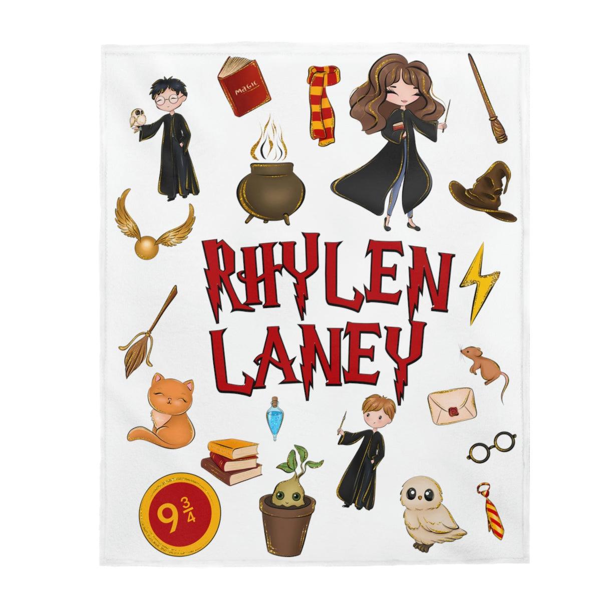 Custom Name Blanket - Wizardly - BentleyBlueCo
