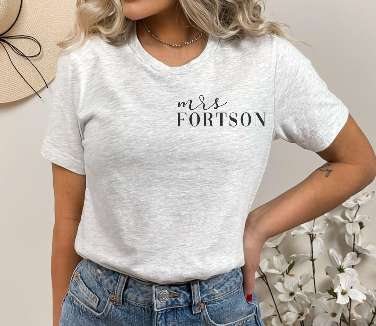 Custom Name Shirt - Pocket Name - BentleyBlueCo