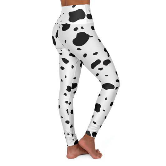 Dalmatian High Waist Yoga Legginngs - BentleyBlueCo