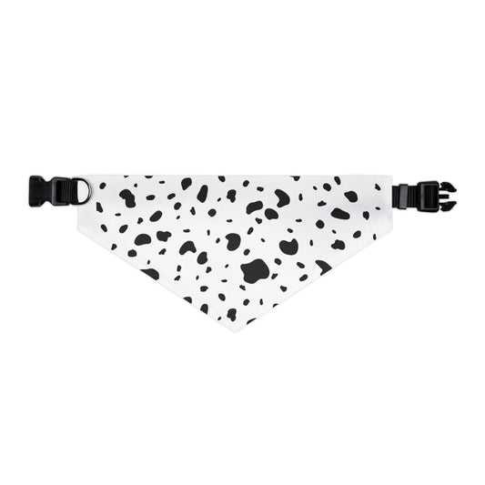 Dalmatian Print Pet Bandana Collar - BentleyBlueCo
