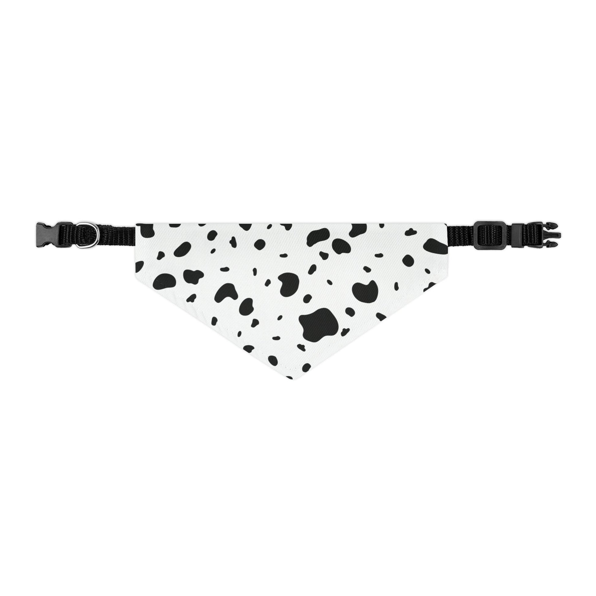 Dalmatian Print Pet Bandana Collar - BentleyBlueCo