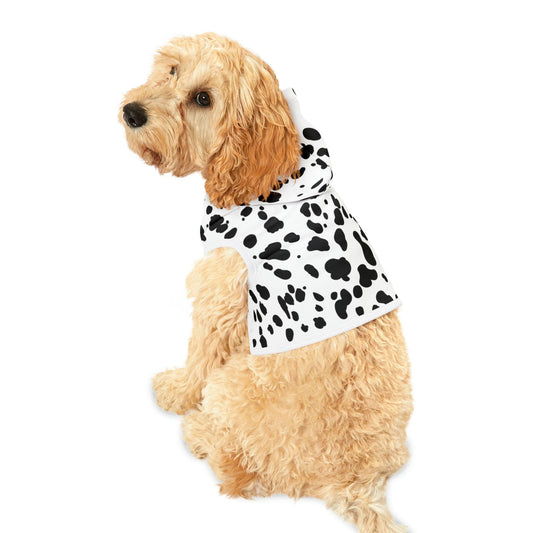 Dalmatian Print Pet Hoodie - BentleyBlueCo