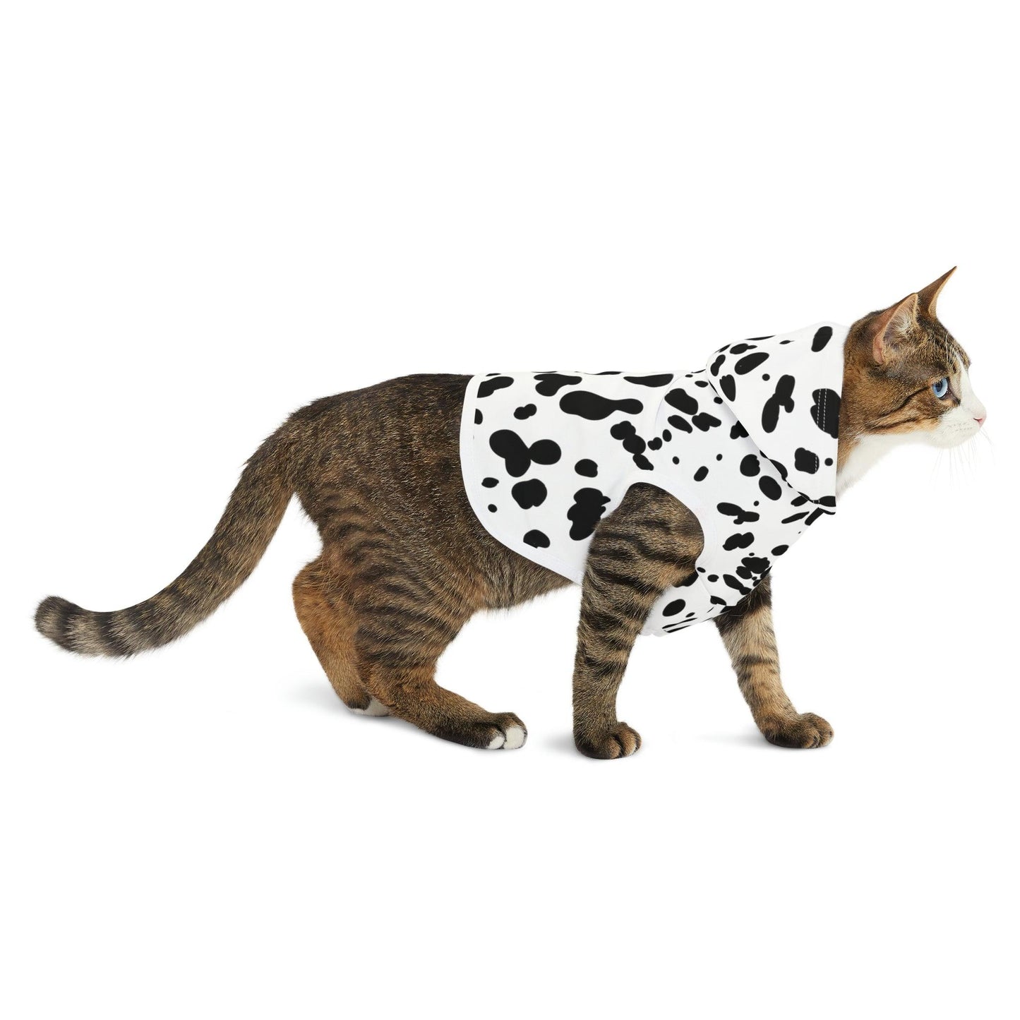 Dalmatian Print Pet Hoodie - BentleyBlueCo