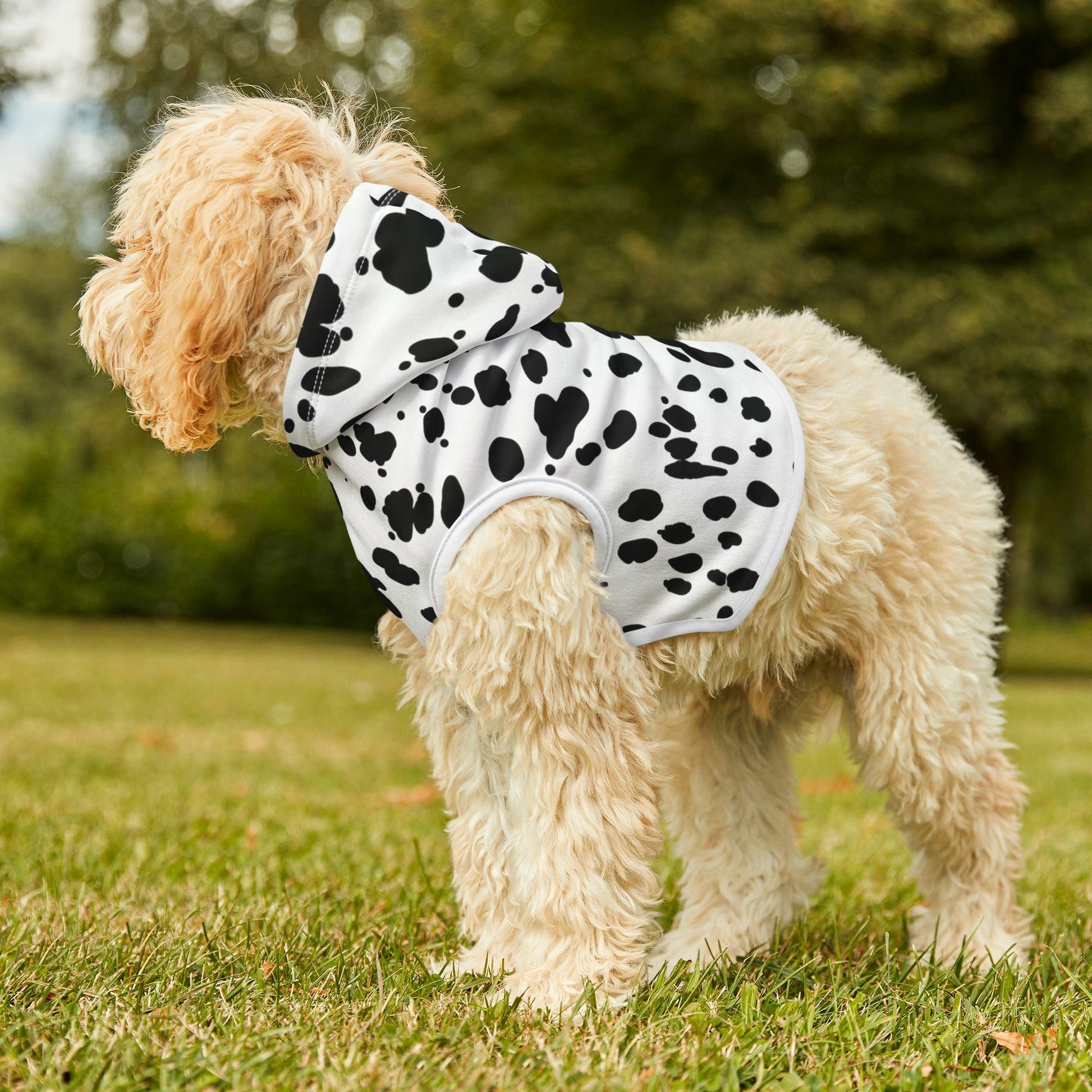 Dalmatian Print Pet Hoodie - BentleyBlueCo