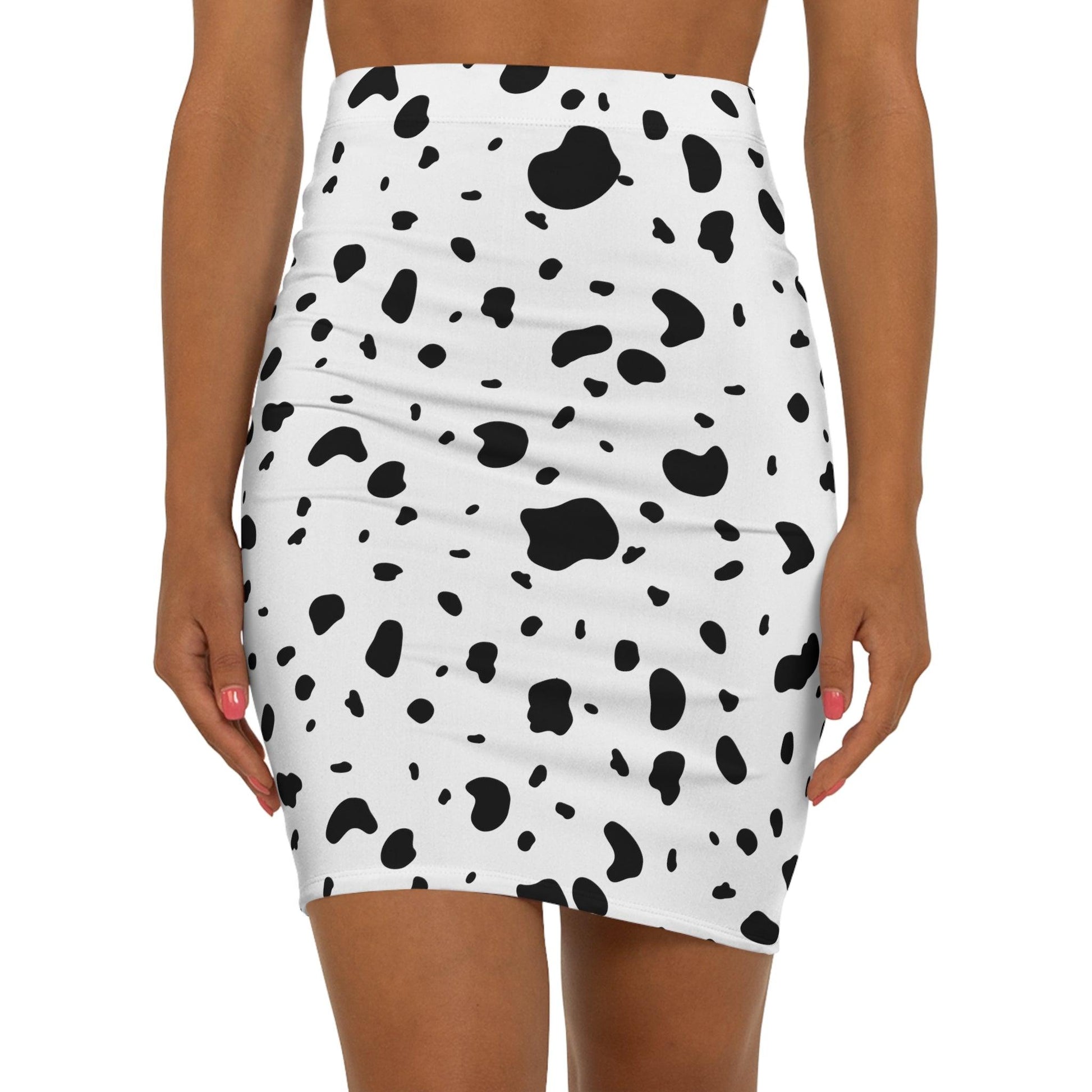 Dalmatian print skirt - BentleyBlueCo