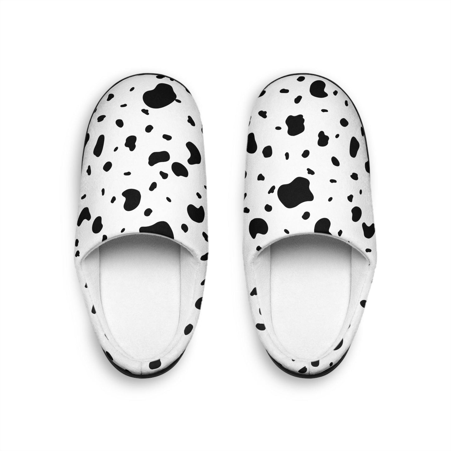 Dalmatian Print Women's Slippers - BentleyBlueCo
